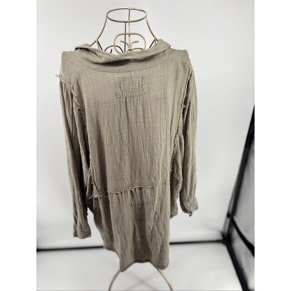 We the Free Gauzy Summer Daydream Oversized Button Down Womens Size Small - Picture 12 of 12